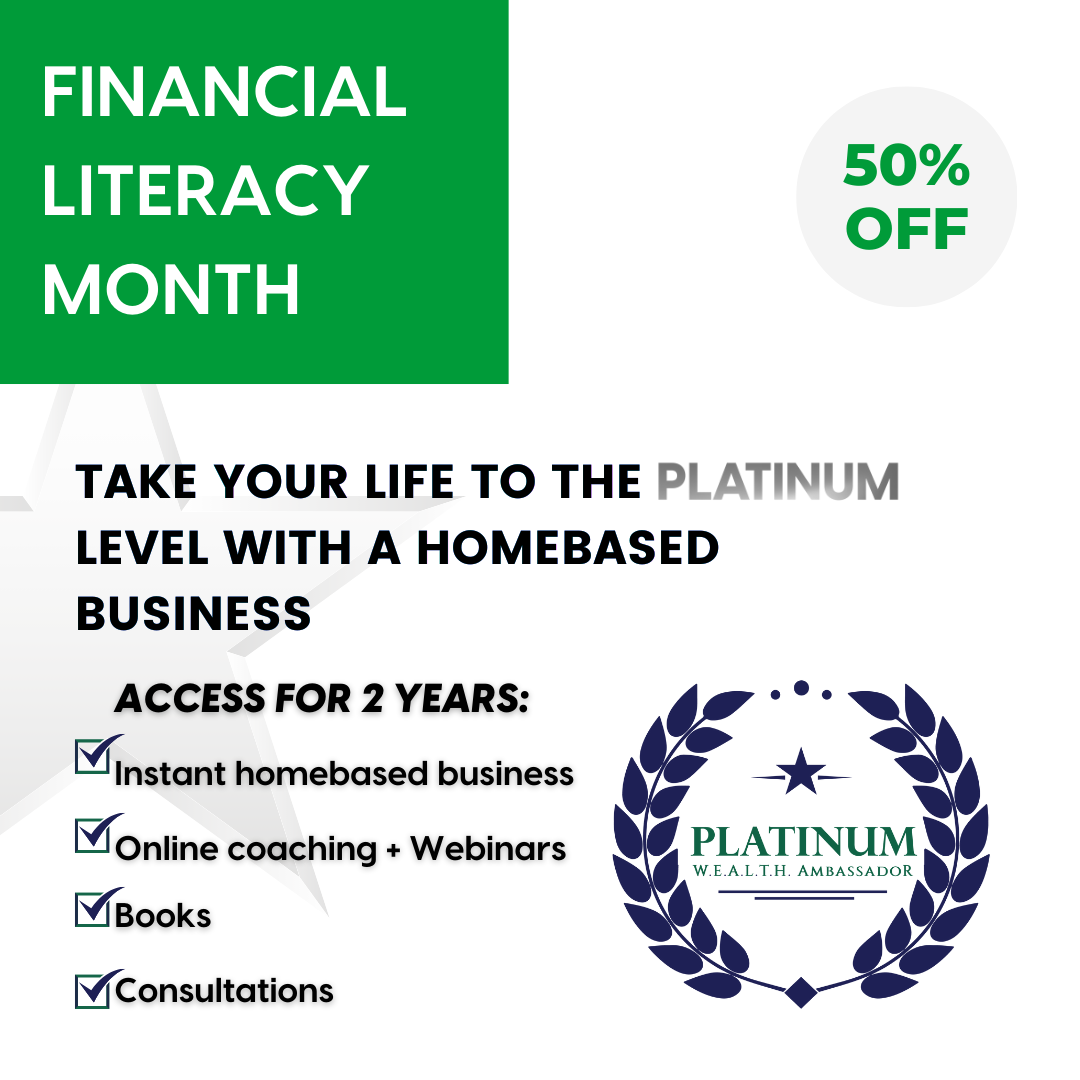 Discounted Platinum W.E.A.L.T.H. Ambassador for Two Years - 50% Off - only $499
