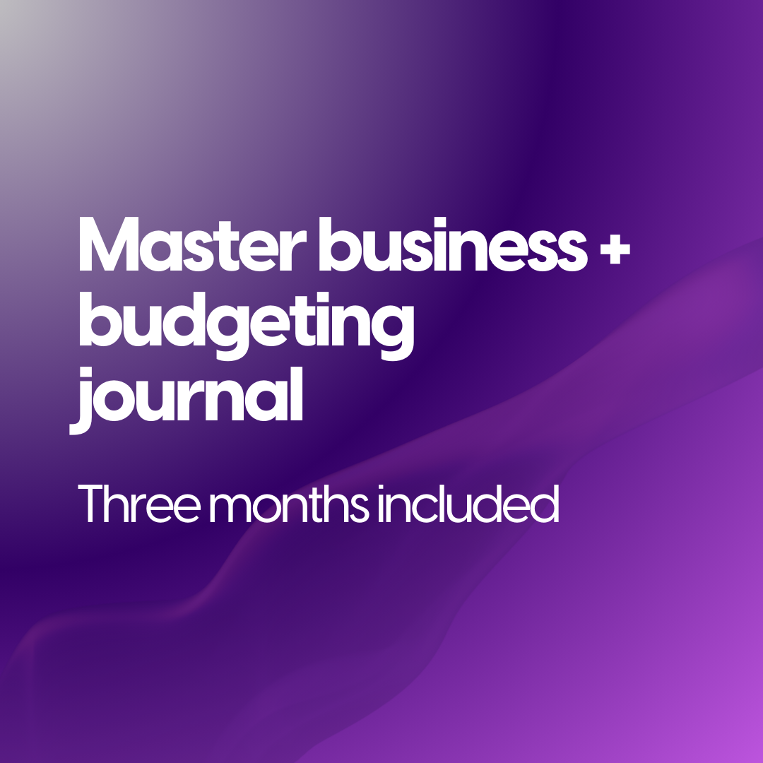 Budgeting Journal - Three Months Included
