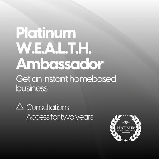 Discounted Platinum W.E.A.L.T.H. Ambassador for Two Years - 50% Off - only $499