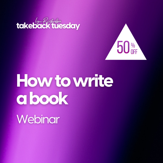 HOW TO WRITE A BOOK WEBINAR