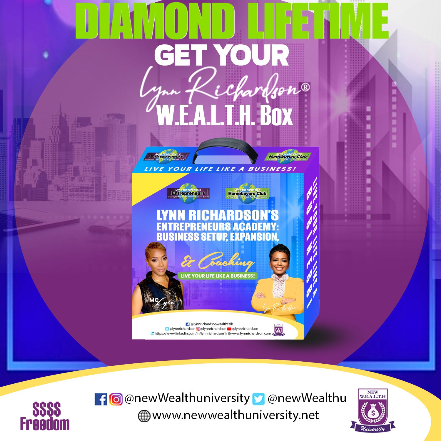 Discounted DIAMOND W.E.A.L.T.H. Ambassador Lifetime Membership 50% OFF- $2999 - CODE JORDAN50